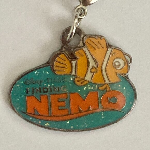 Vtg Disney Pixar Finding Nemo Fish Clip On Charm Zipper Pull Purse Bag Signed - Picture 6 of 10
